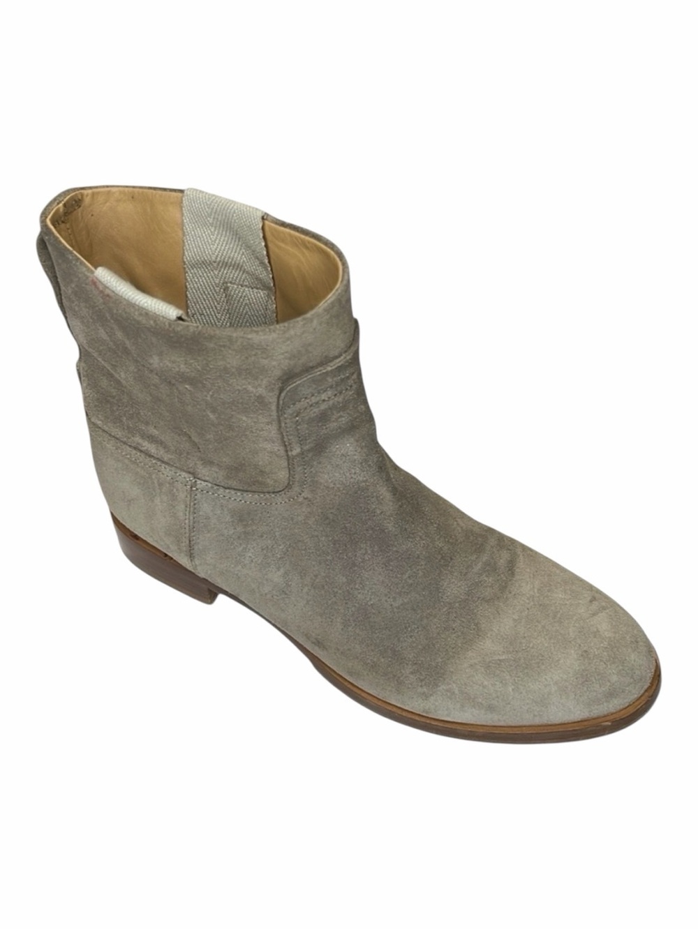 Rag & Bone Holly Suede Ankle Boots Taupe